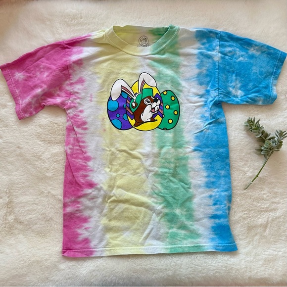 BUC-EE’S | Easter Tie-Dye Tee - Size YL - EUC - Picture 1 of 5